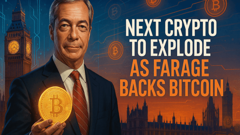 Top 3 Crypto Projects Set to Explode as Farage Turns Britain Into a Bitcoin Nation