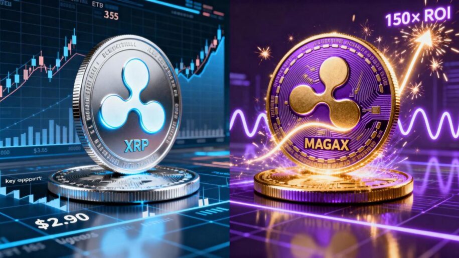 XRP Price Today: Price Support Confirmed At $2.90; Magax At $0.000318 Could See 150x Returns For 4K+ Presale Holders