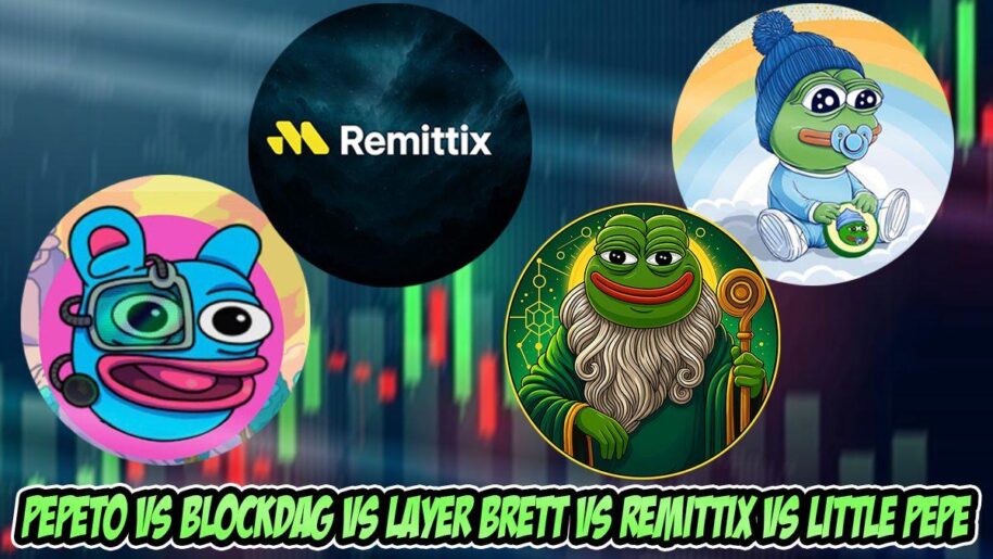 Best Crypto To Buy Now 2025, Pepeto Presale vs BlockDAG, Layer Brett, Remittix, Little Pepe