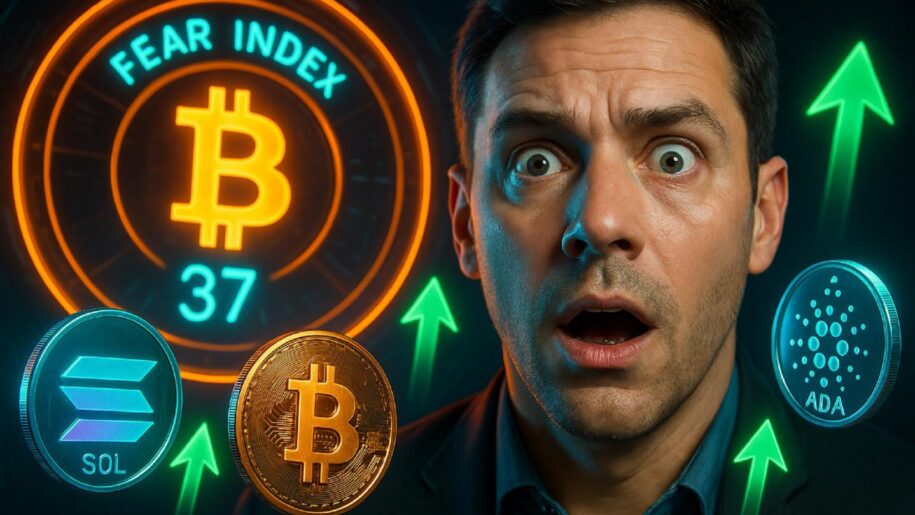 Bitcoin Fear Index at 37 as Smart Money Loads Up on Solana, Ethereum, and Cardano