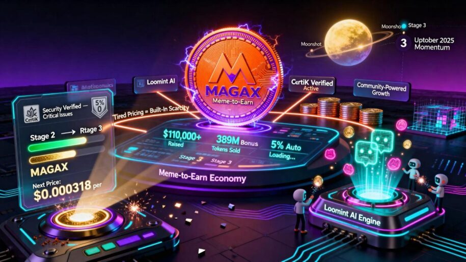 Moonshot MAGAX Presale Surges Past $124K as Stage 3 Nears Sellout