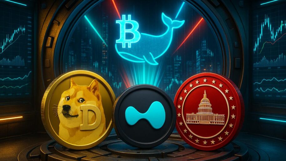 Bitcoin Whales Accumulate $580M — DOGE, HYPE, and MAGACOIN FINANCE Tipped as Smart Money Favorites