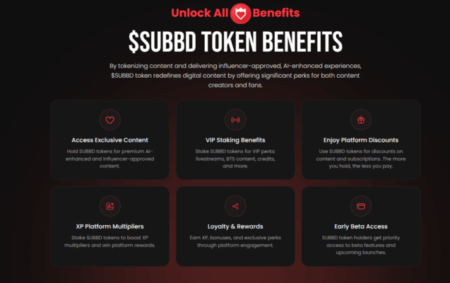 $SUBBD benefits