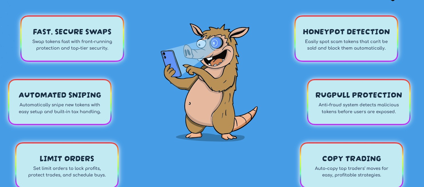 Snorter Bot features