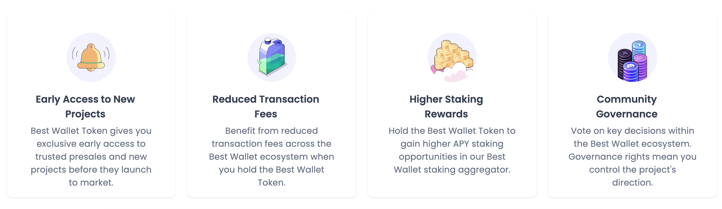 Best Wallet Token benefits.