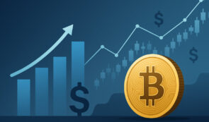 Bitcoin (BTC) and market charts and trading elements