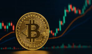 Bitcoin and a market chart