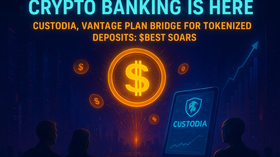 Crypto Banking Is Here as Custodia, Vantage Plan Bridge for Tokenized Deposits: $BEST
