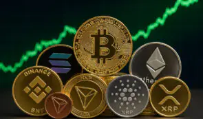Crypto tokens - BTC, SOL, ETH, BNB, TRX, ADA, XRP