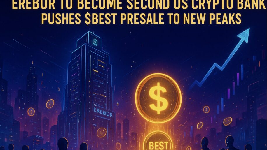 Erebor to Become Second US Crypto Bank, Pushes $BEST Presale to New Peaks
