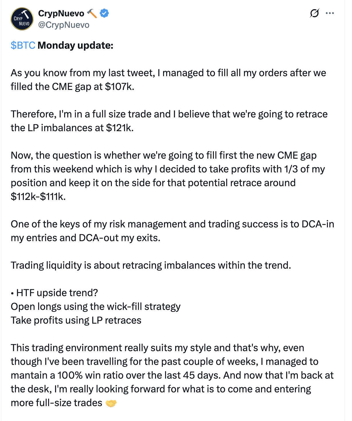 CrypNuevo’s Bitcoin Monday Update.