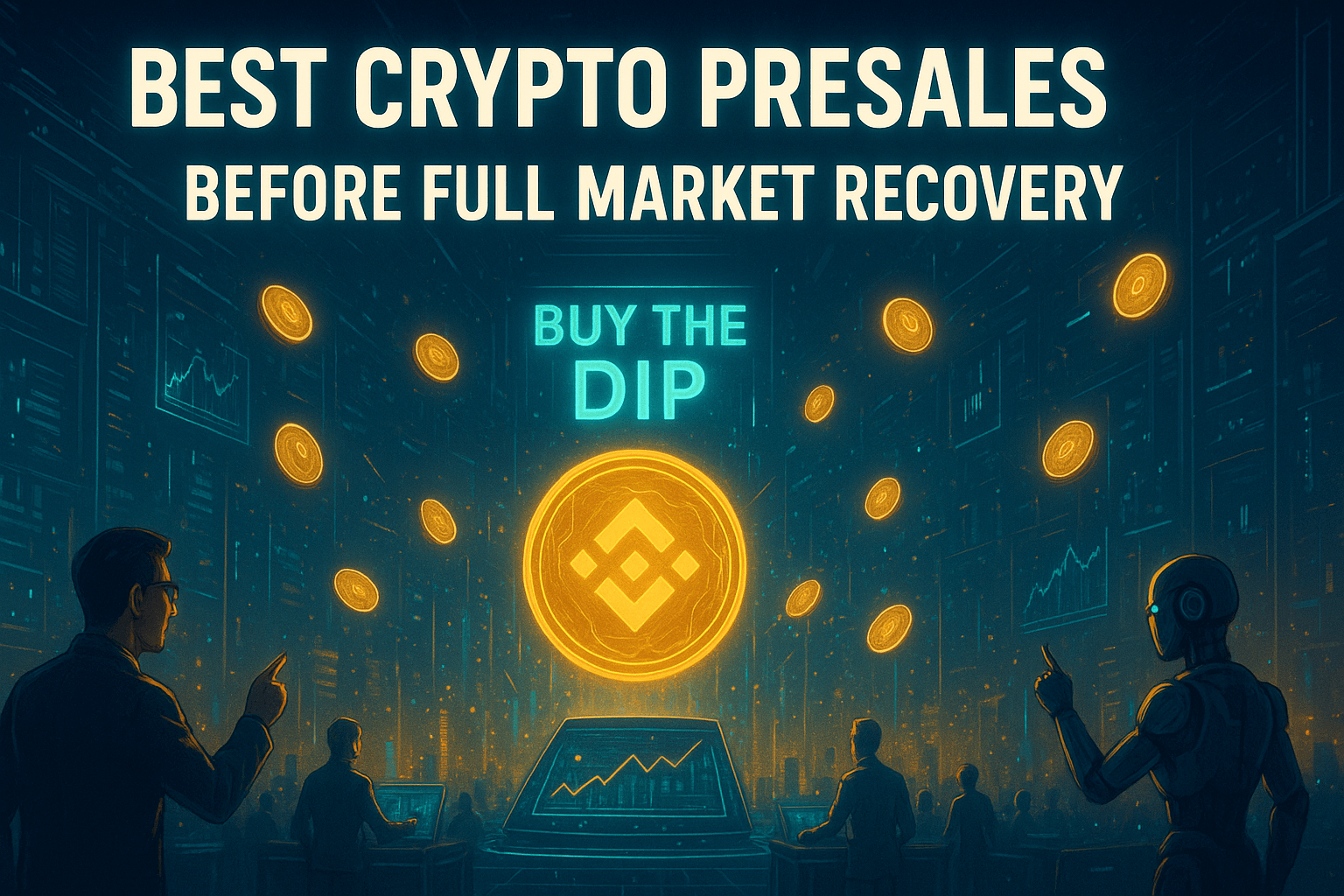 The Best Crypto Presales as Traders Buy the Dip Ahead of Full Market Recovery