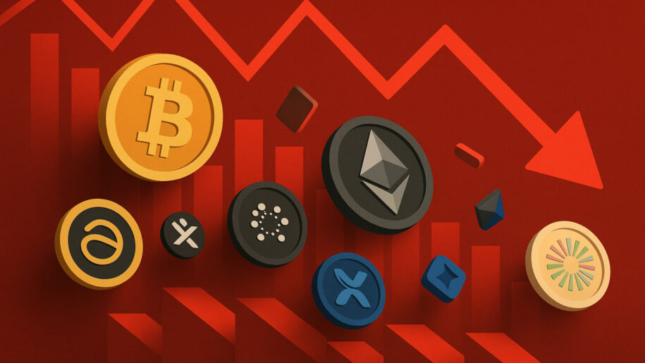 Top 5 Biggest Crypto Losers Today as Market Turns Red Again