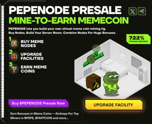 PepeNode mine-to-earn mechanism.