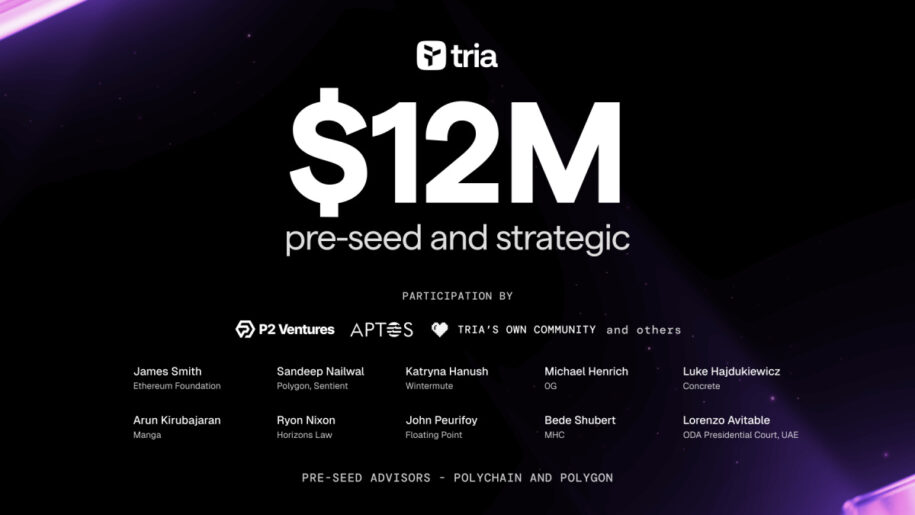 Tria raises $12M to be the leading self-custodial neobank and payments infrastructure for humans and AI.