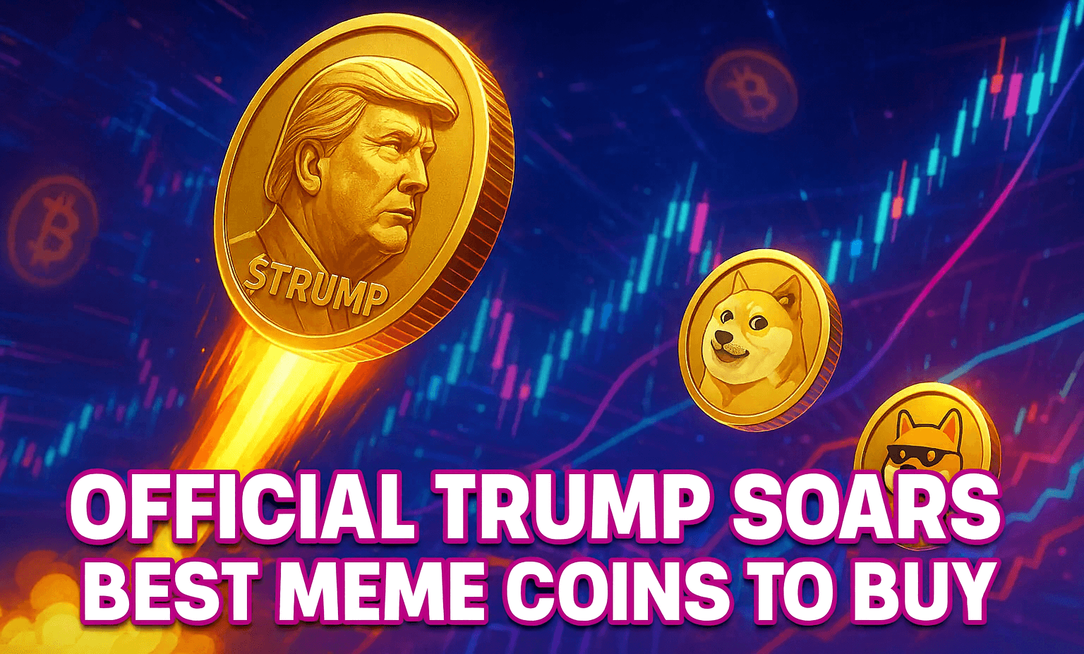 Official Trump ($TRUMP) Soars 40%, Powering up the Best Meme Coins like Maxi Doge