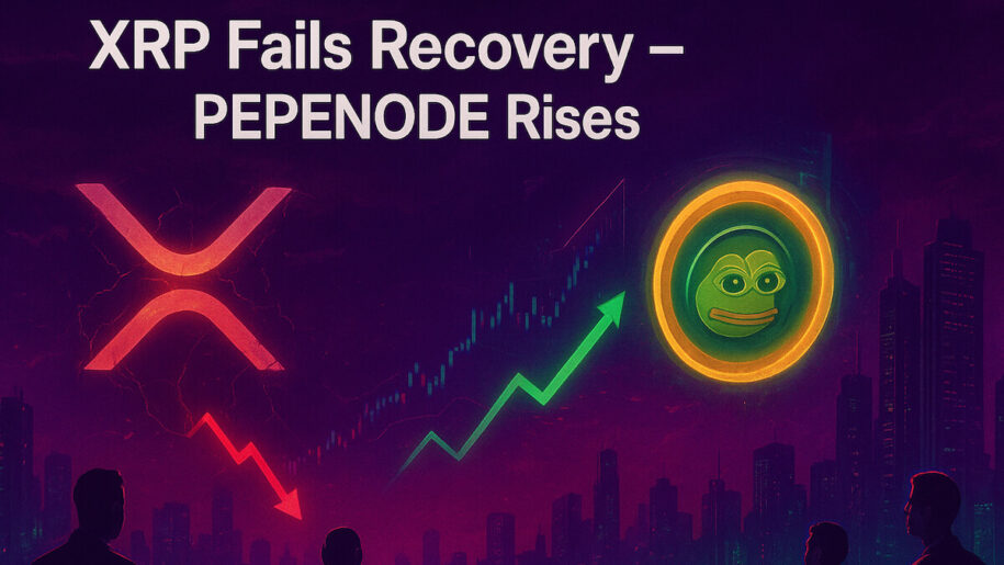XRP Fails Recovery & Could Drop to $1 as Traders Rotate to PEPENODE