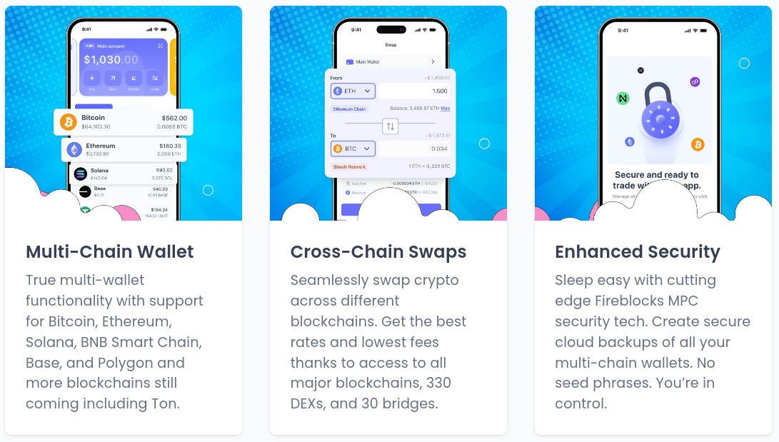 Best Wallet’s live trading and security features in 2025.