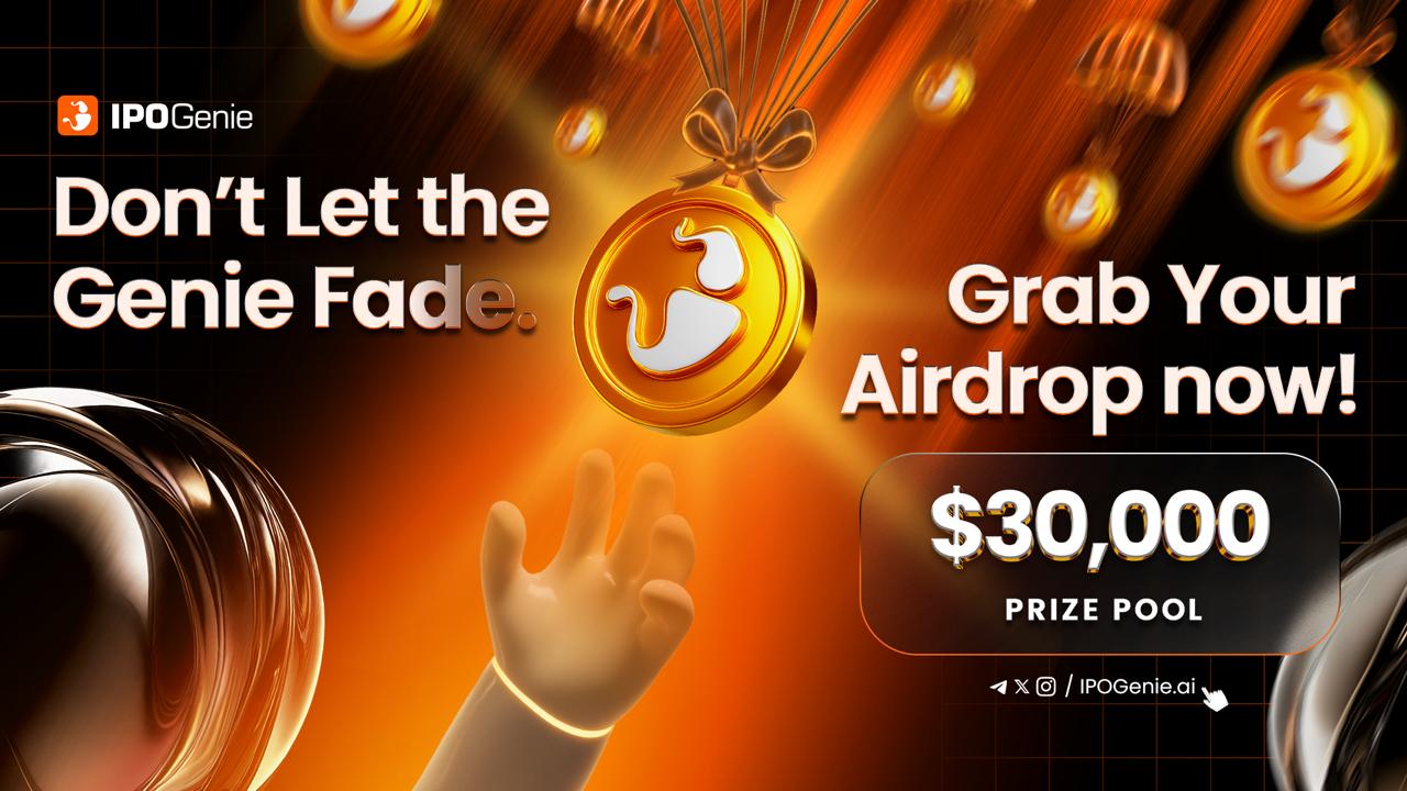 How Airdrops Work Inside IPO Genie’s $30 000 Giveaway