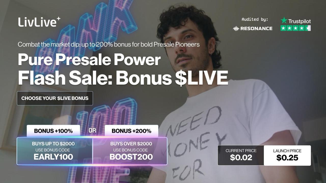 Top Crypto Presale to Buy in 2025? LivLive ($LIVE) Is Turning Every Step Into Profit