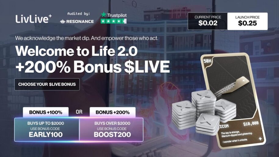 Market Report: LivLive Leads Q4 Top Crypto Presales With Massive 200% Bonus While Avalanche Trades Flat