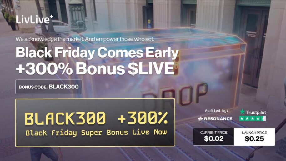 LivLive Black Friday Deal Puts It Ahead of Hyperliquid & Tron: Is This 2025’s #1 Buy?