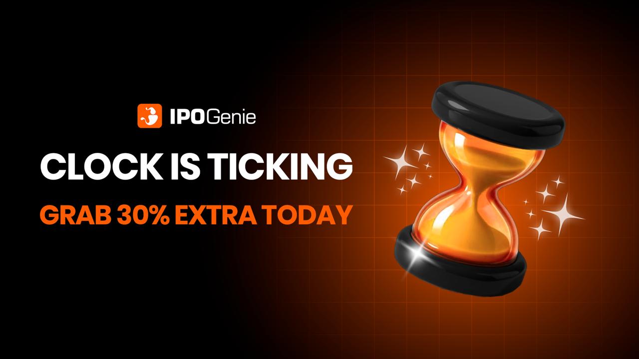 IPO Genie Offers Limited 30 Percent Extra Tokens