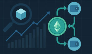 Ethereum token, wallet, block, chart