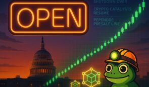 US Shutdown Ends, Crypto Eyes a Rebound as PEPENODE Heats Up