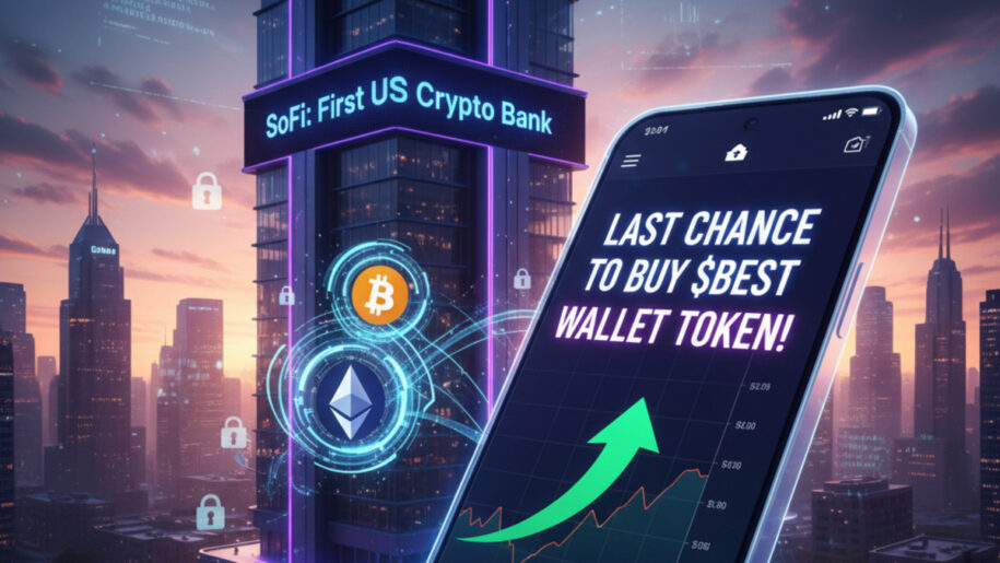 BREAKING: SoFi Is First US Crypto Bank – Last Chance to Buy Best Wallet Token ($BEST)