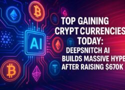 Top Gaining Cryptocurrencies Today: 1Money Launches Stablecoin Orchestration Platform, DeepSnitch AI Generates Massive Hype After Raising $670K