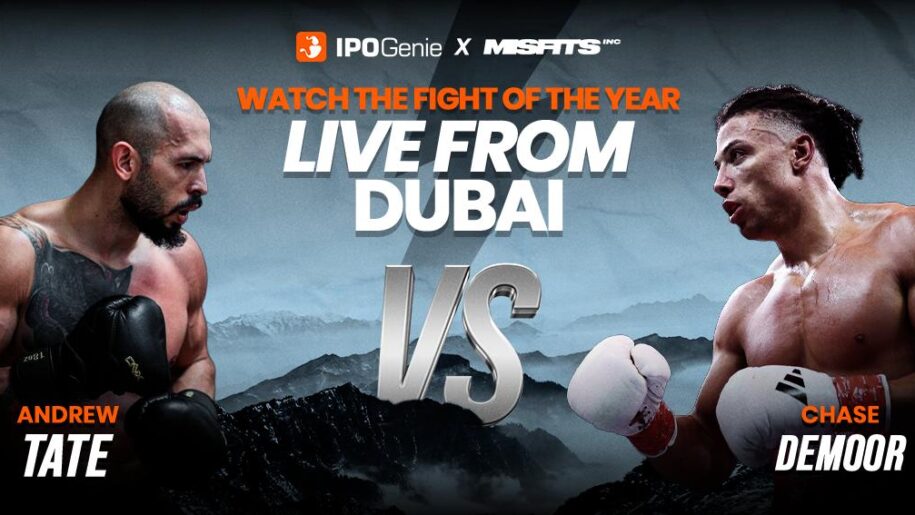 IPO Genie Sponsor Misfits Boxing December 20: Win Tickets to Tate vs DeMoor in Dubai