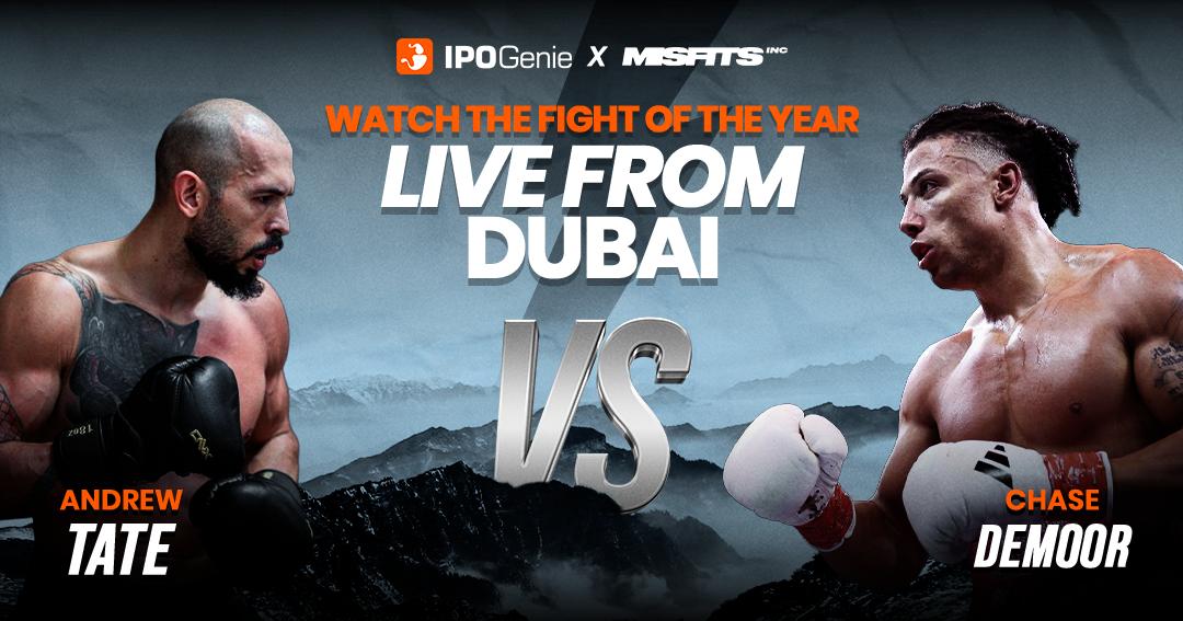 Win Tickets to Tate vs DeMoor in Dubai