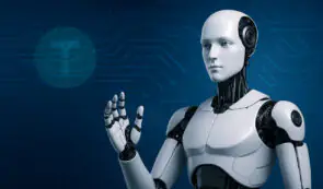 Robot and Tether logo