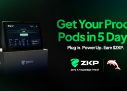 Zero Knowledge Proof’s Proof Pods Priced at $249, Generate Daily Rewards as Hedera and Ethena Weaken