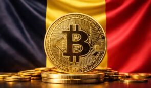 Belgium flag and bitcoin
