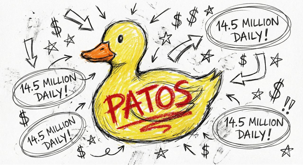 Patos Token generating 14.5 million token sales daily