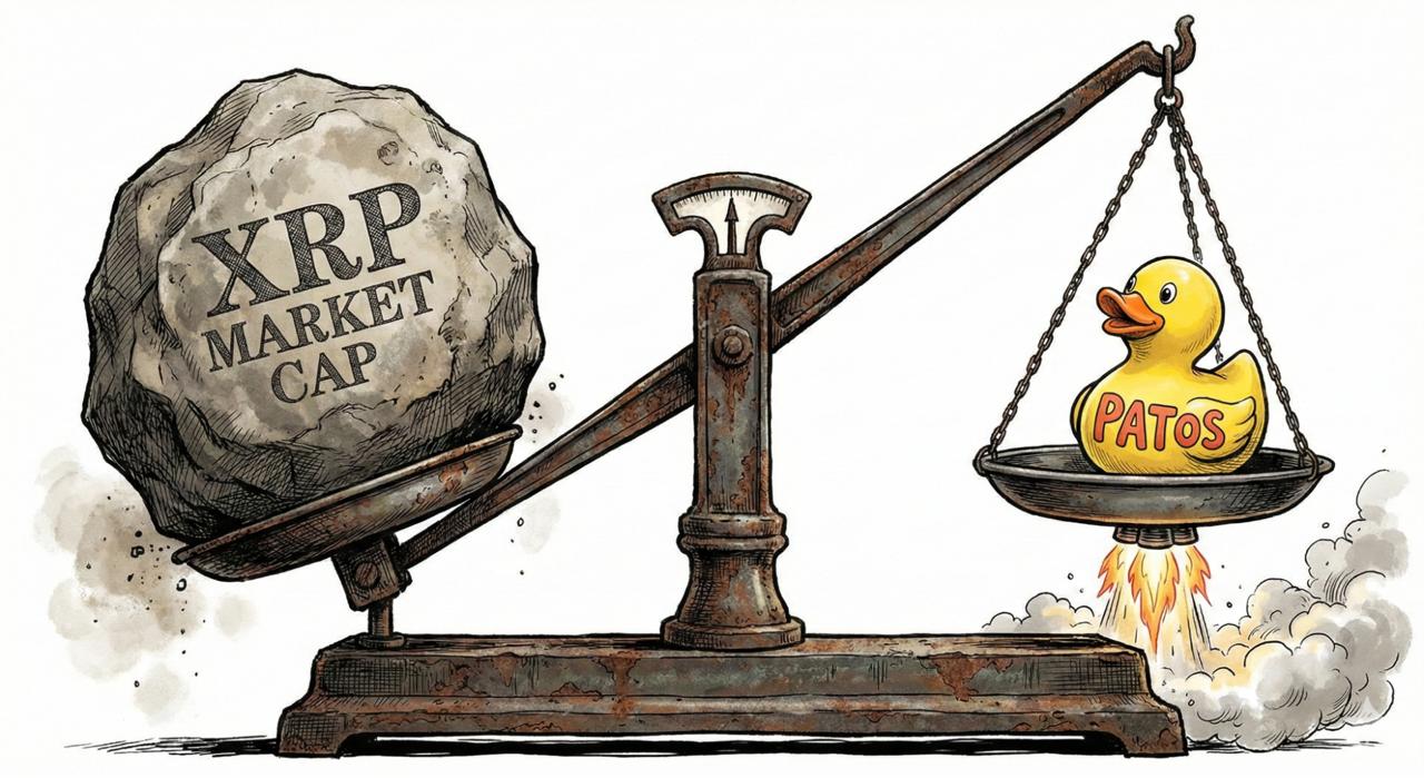 XRP Market Cap is Extremely High compared to Patos Meme Coin