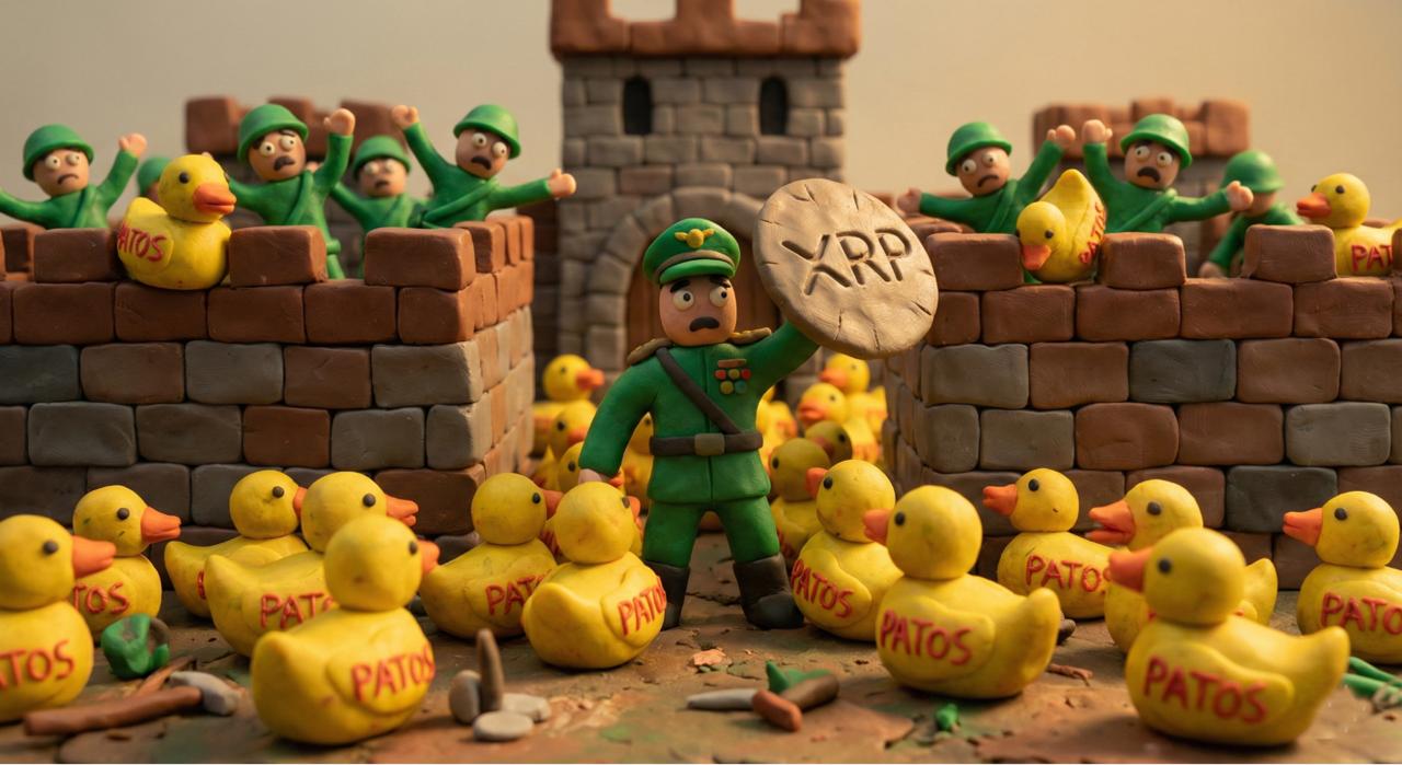 XRP Market Cap is Extremely High compared to Patos Meme Coin