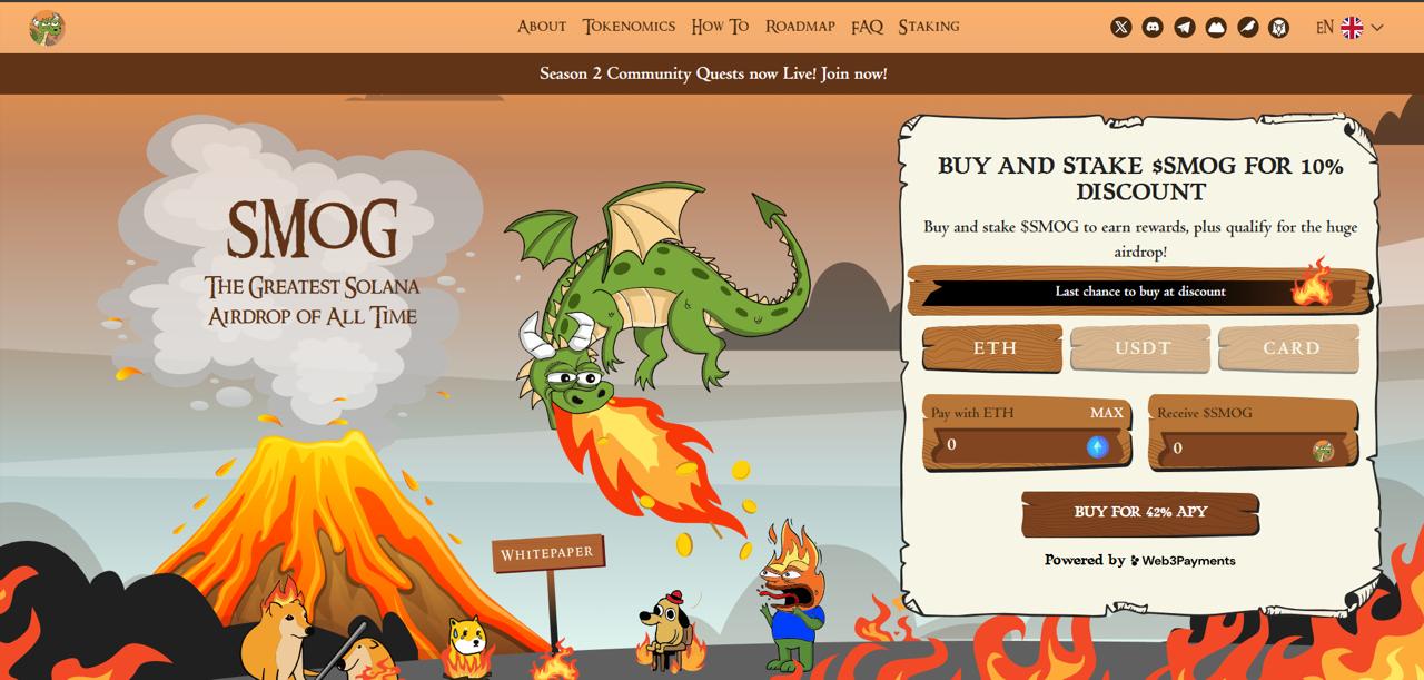 Fire-breathing dragon conducting largest Solana airdrop campaign in history