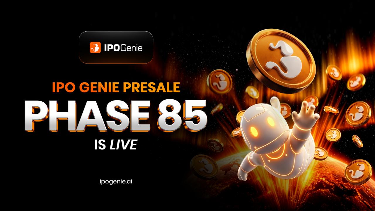 IPO Genie Builds Momentum: 12.71B Tokens Sold, 2,291 Holders, Phase 85 Live