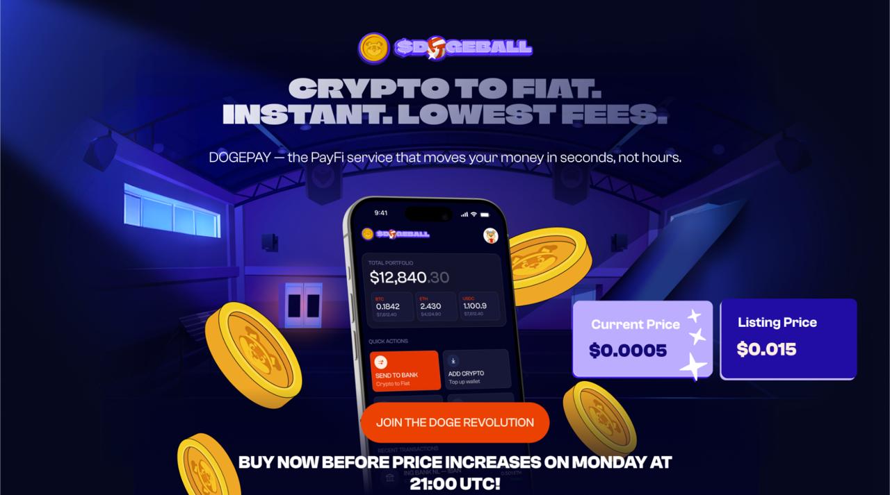 Sui Draws Attention While DOGEBALL Presale Moves Through Timed Stage Model