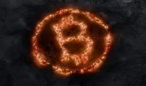 Bitcoin logo photo