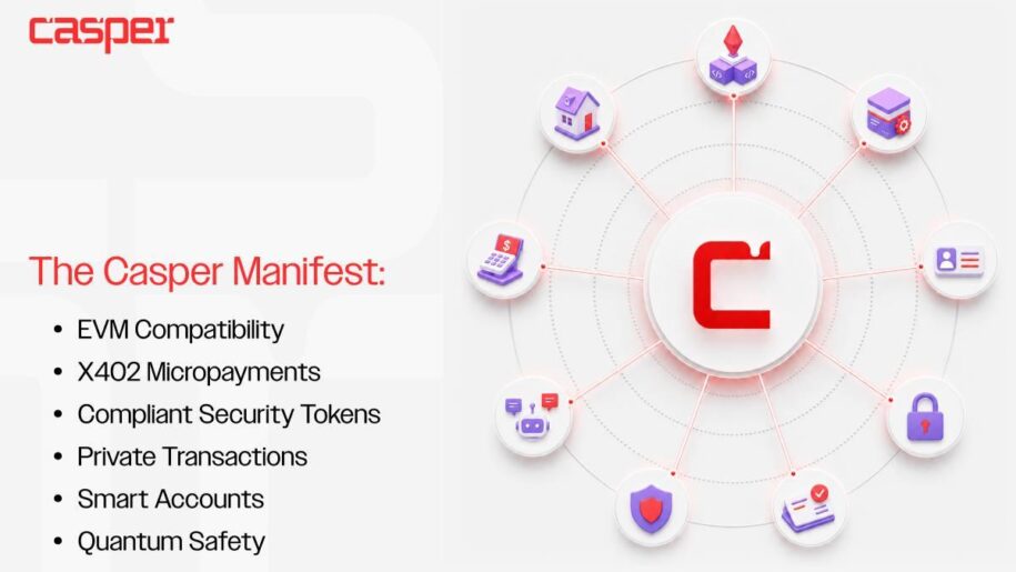 Casper Network Publishes the Casper Manifest, a Multi-Year Roadmap to Power Regulated Real-World Assets and the Machine Economy