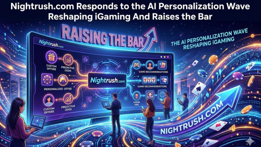 Nightrush.com Responds to the AI Personalization Wave Reshaping iGaming And Raises the Bar