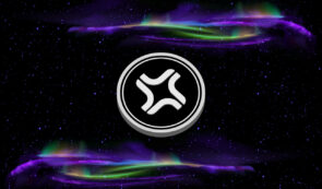 Jito crypto logo in a space-type futuristic background