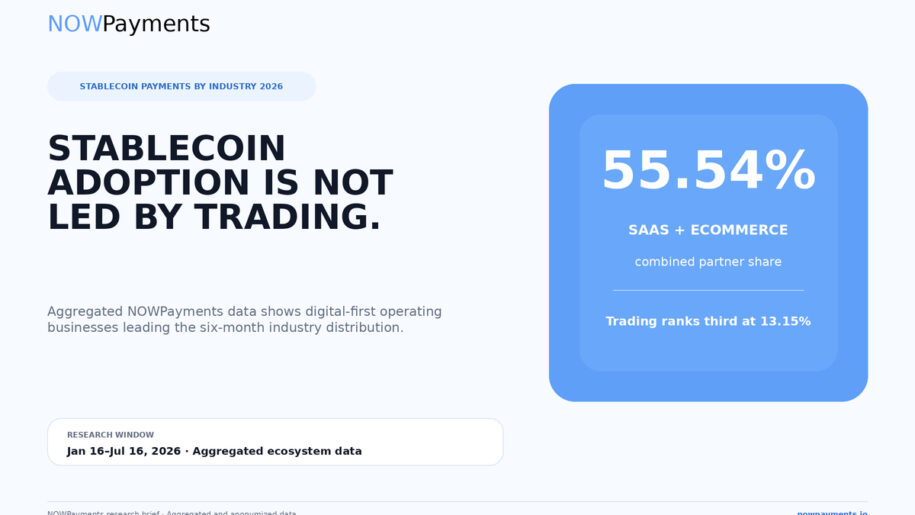 Stablecoins Are Quietly Becoming Business Infrastructure, NOWPayments Data Shows