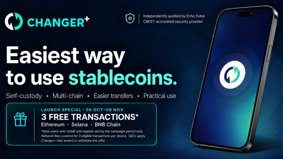 Changer+ Launches Stablecoin-First Self-Custodial Wallet to Make Stablecoins Easier to Use